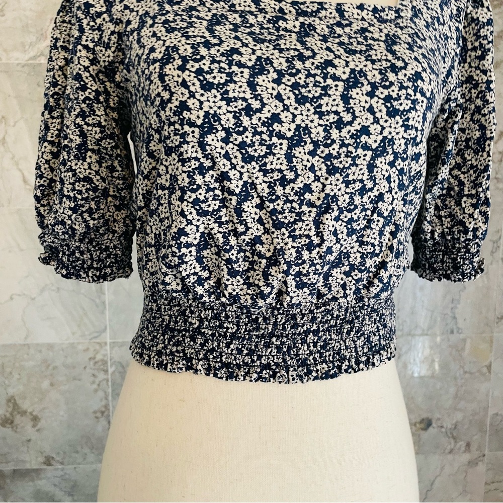 ROXY Ditsy Floral Million Waves Again Crop Top - Picture 3 of 8